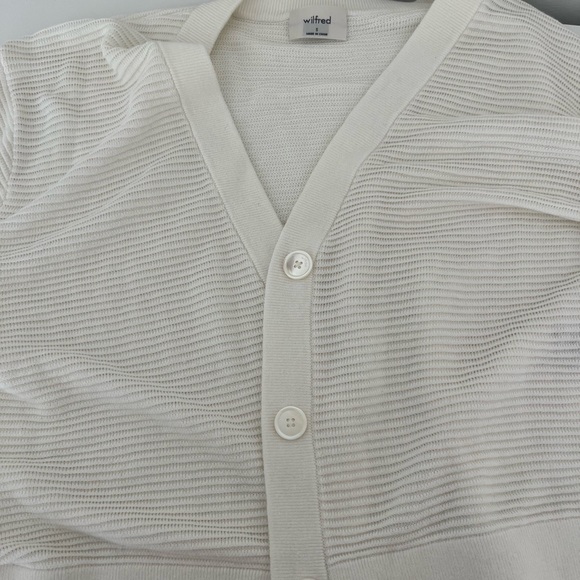 Wilfred knitted cardigan sweater - Picture 1 of 3